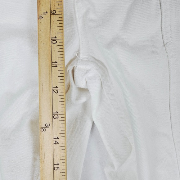 Judy Blue White Cargo Pants High Rise Straight Leg Utility‎ Womens 13/31 White - Picture 12 of 13